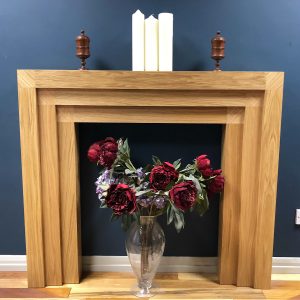 Oak fireplace