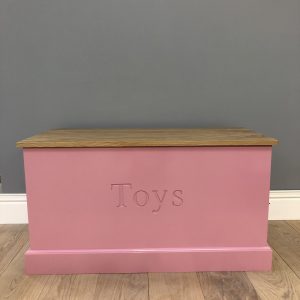 Pink toy box